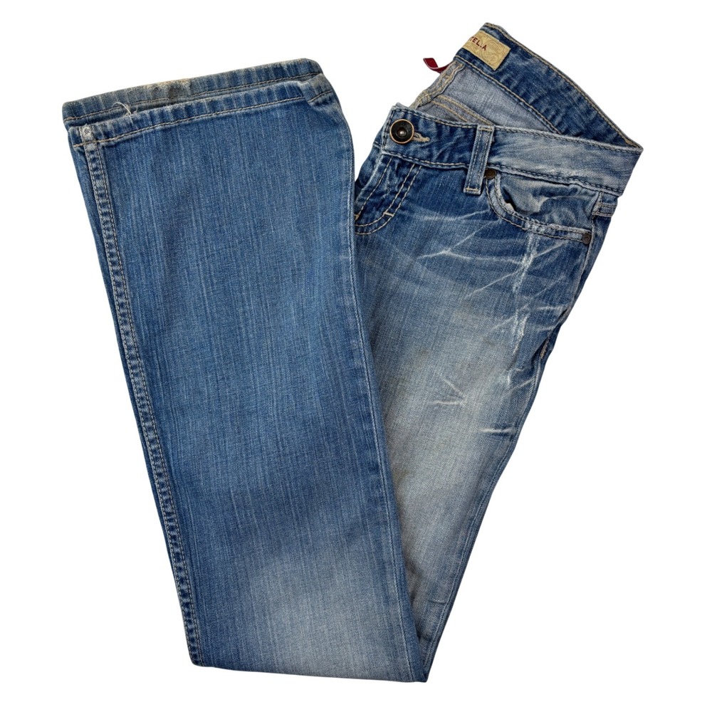 Big Star Maddie Bootcut‎ Jeans Dark Wash Denim Size 36L Womens Low Rise Legndary